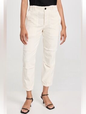 Citizens of Humanity Agni Utility Pants in White Corduroy 29